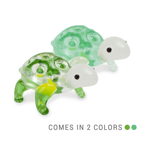 SLO the tortoise (in Tynies Collector's Frame) Miniature glass figurines 